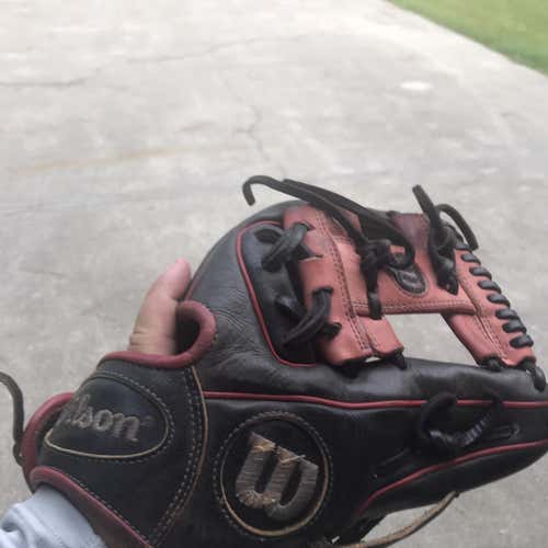 Black Used Infield A1k 11.5" Baseball Glove