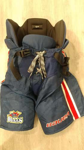 Blue Senior Used Small Bauer Nexus Custom Pro Hockey Pants Pro Stock