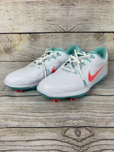NIKE REACT VAPOR 2 GOLF SHOES HOT PUNCH SOUTH BEACH BV1135-105 MEN’S SIZE 10.5