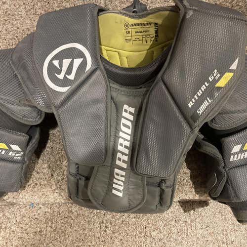 Used Small Warrior Ritual G2  Goalie Chest Protector