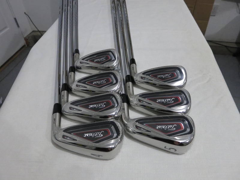 Titleist 716 AP1 Iron Set - 4-PW - Stiff Flex Steel 2* Upright +0.75" Long - NEW