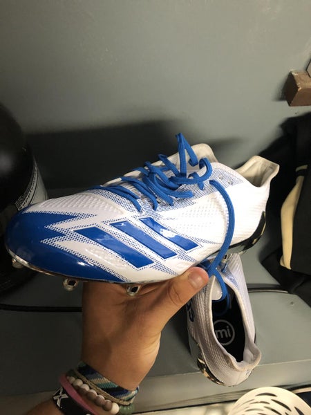 Blue New Adult Unisex Size 11.5 (Women's 12.5) Molded Cleats Adidas Low Cut