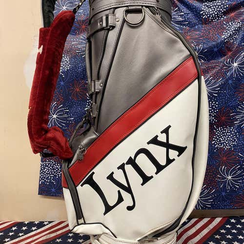 White/Gray Men's Lynx 6-Way Tour Staff Bag-C150041