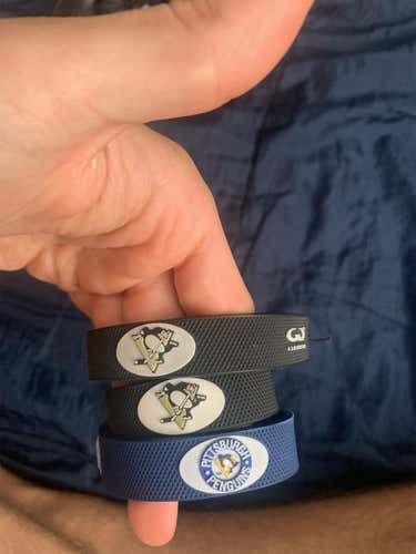 Pittsburgh penguins Game Wear Bracelets Bundle