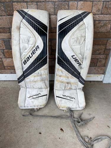 Black Used 36" Bauer Vapor X900 Goalie Leg Pads