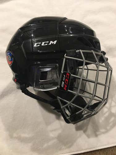 Black Used  CCM FL3DS Junior Helmet