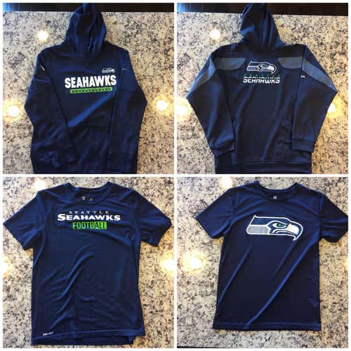 Seattle Seahawks Youth Hoodie & Tshirt Lot