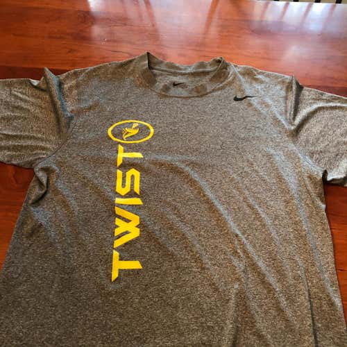 Twist Lacrosse Shooting Shirt - Gray Large