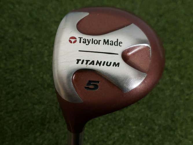 TaylorMade Titanium 5 Wood MLH Left-handed Bubble R-80 Plus Reg Graph (RR3656)