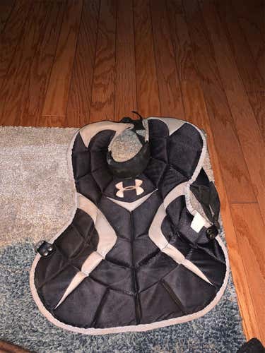 Black Used Under Armour Catcher's Chest Protector