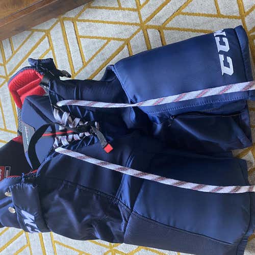 Blue Used Medium CCM JetSpeed FT1  Hockey Pants