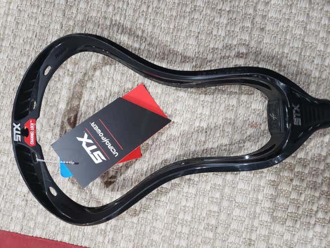 New Attack & Midfield STX Ultra Power Head in Black