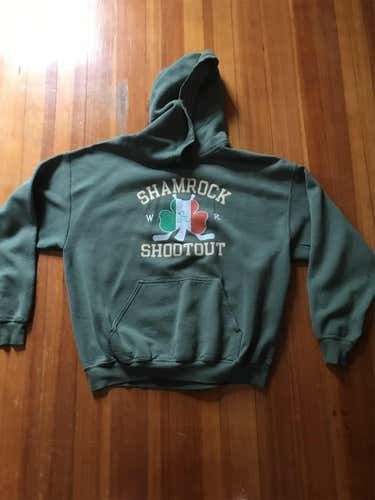 Green Shamrock Shootout Large Sweatshirt