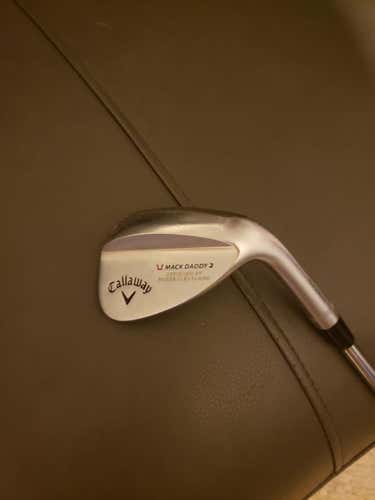 Used Men's Callaway Right Handed Mack Daddy 2 Wedge Stiff Flex 56 Degree Steel Shaft