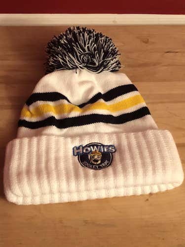 White New Adult One Size Fits All Howies Hat