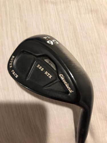Used Right Handed 588 RTX Black Pearl Wedge Flex Steel Shaft Wedge