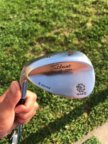 Used Left Hand BV SM5 Wedge Flex Steel Shaft Wedge