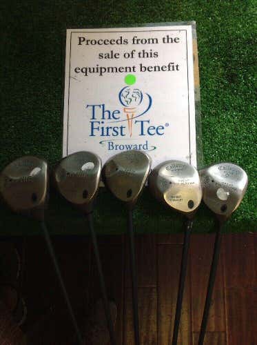 Callaway Ladies Great Big Bertha War Bird Woods Set Driver 3-5-7 Graphite