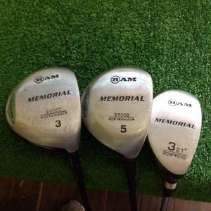 Ram Memorial Woods Set 3-5 Graphite Shafts 4-Hybrid Steel Shaft