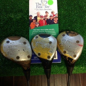 Ping Eye Woods Set 3, 4, 5 With ZZ Lite Steel Shafts