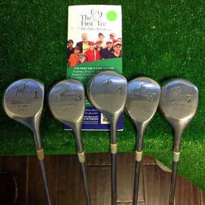 TaylorMade Metalwood Ladies Set Driver 3, 4, 5, 7 Steel Shafts