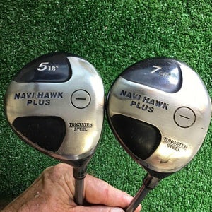 NaviHawk Plus Ladies 5-7 Woods Set Graphite Shafts