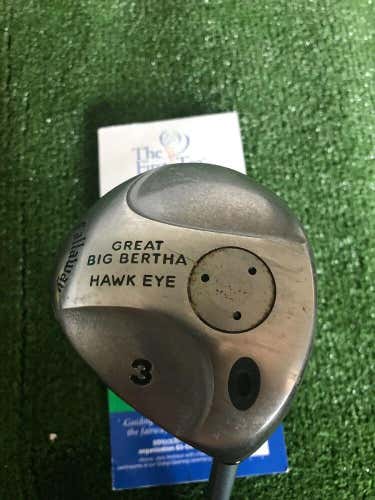 Callaway Great Big Bertha Hawk Eye 3 Wood Ladies Graphite Shaft