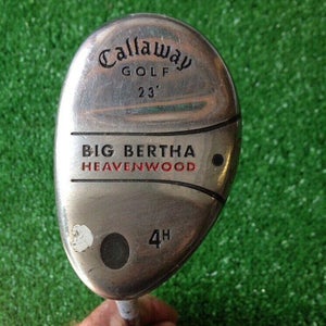 Callaway Big Bertha Heavenwood Lefthanded 4 Hybrid 23* Light Flex Graphite