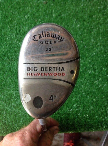 Callaway Big Bertha Heavenwood Left Handed 4 Hybrid 23* Light Flex Graphite