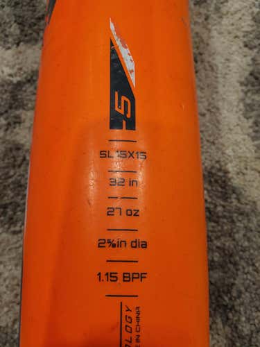 Used USSSA Certified 2015 Easton Composite Easton XL1 Bat (-5) 27 oz 32"