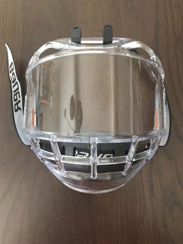 Used Medium Jr Size Bauer Concept 3 Full Shield Visor