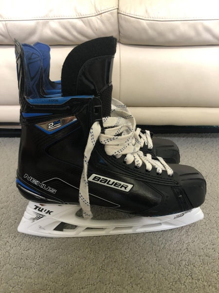 Victor Hedman's Used Pro Stock Senior Bauer Nexus 2N Pro Hockey Skates Size 10.5 EE