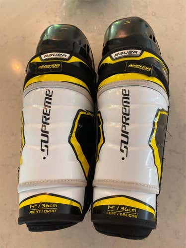 Used Bauer Supreme 2S Pro Shin Pads