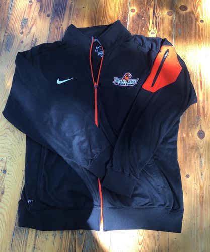 Bowling Green Hockey Team Issued Black Men's Large Nike Jacket