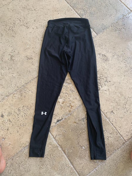 Black Under Armour Compression Pants Youth M