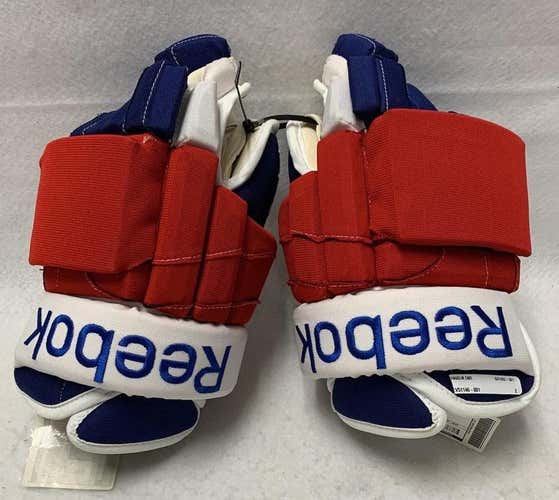 Carl Hagelin New York Rangers 14” Pro Stock 4-Roll Gloves With Extra Backhand Protection