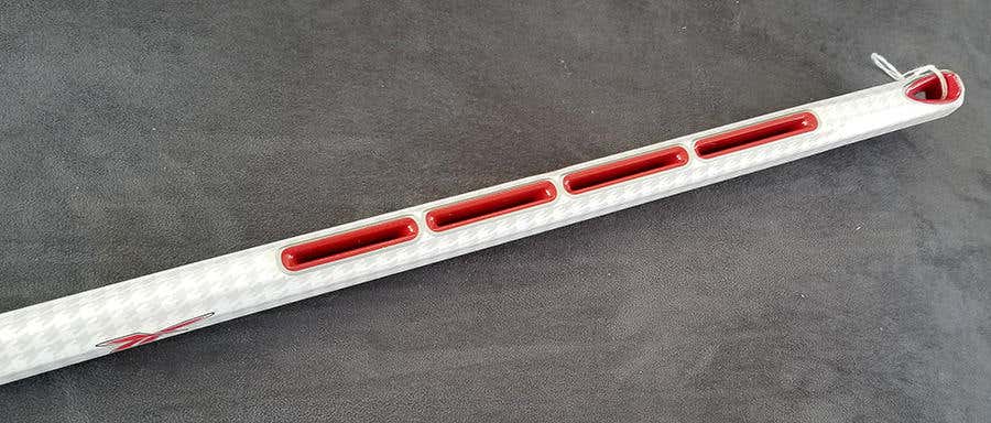 New Reebok 10K O-Tech 5.0.5. Shaft - White/Grey/Red - Herring Bone