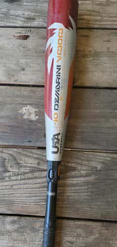Used Kid Pitch (9YO-13YO) 2018 DeMarini Hybrid Voodoo Balanced Bat (-10) 18 oz 28"