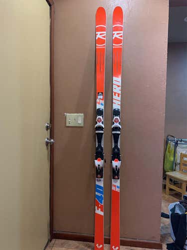 Rossignol SG 205 40m FIS SG Hero skis With Bindings Max Din 15 Skis
