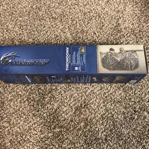 AMERISTEP THROWDOWN 3 PANEL 2 PERSON TURKEY DEER HUNTING GROUND BLIND