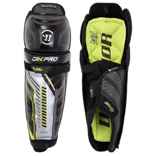 $129 New Warrior Warrior Alpha DX Pro Senior 16" Shin pads guards ice hockey
