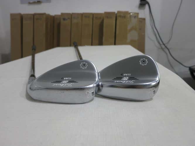 Titleist Vokey SM7 Tour Chrome Wedge Set - 52* - 56* - Dynamic Gold Steel