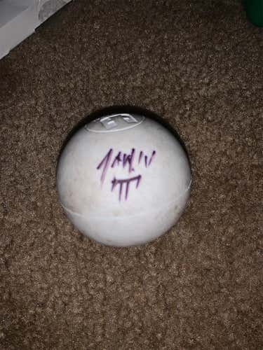Joe Williams Throne Lacrosse Signed Lacrosse Ball