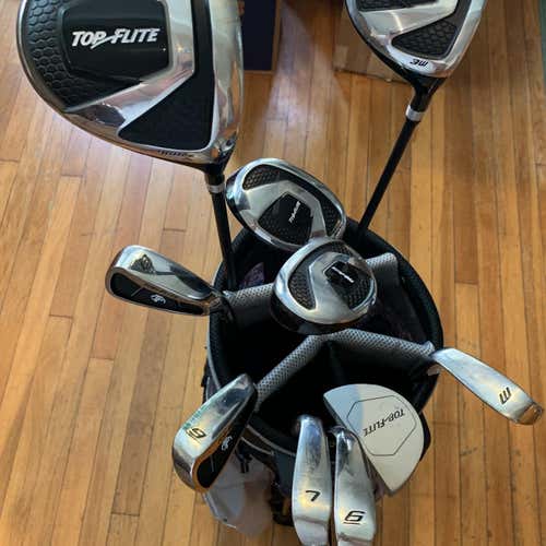 Men's Right Handed Regular Flex 10 Pieces Clubs (Full Set)