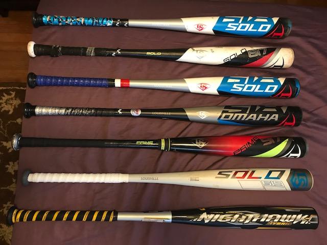 Used High School/College BBCOR Certified Louisville Slugger Alloy Omaha 518 Bat 33"