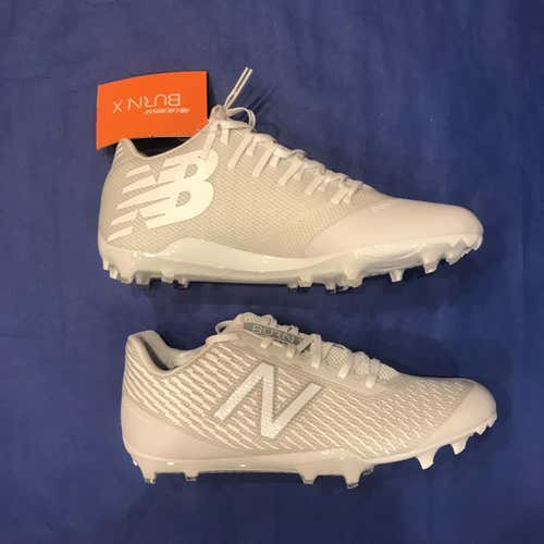 White Men's Molded Cleats New Balance