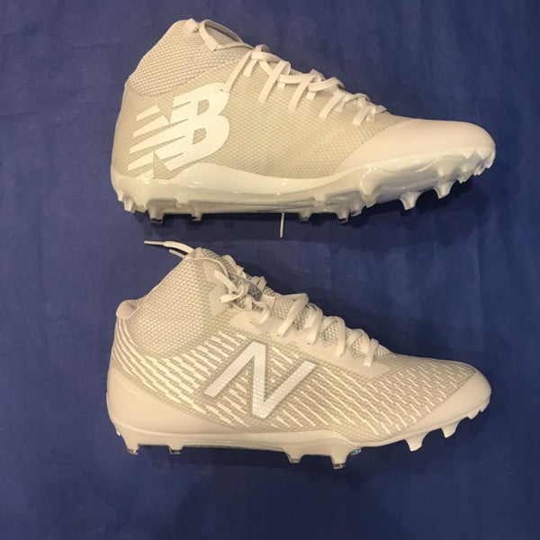 White Men's Molded Cleats New Balance