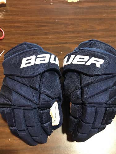 Black Senior Bauer Vapor 1X Pro Lite 14" Pro Stock Gloves Colorado Avalanche Nichushkin