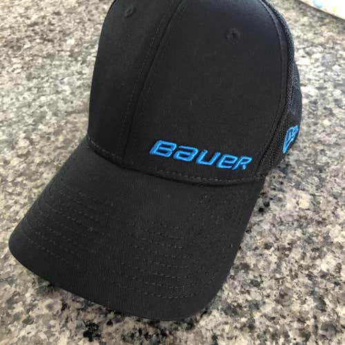 Bauer Blue Logo New Era 9forty Nexus Mesh Snapback Hat