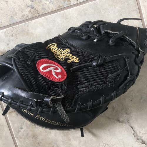 Black High School/College Catcher's Heart of the Hide  Baseball Glove